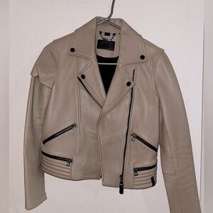 NWOT Rudsak leather biker jacket size xs